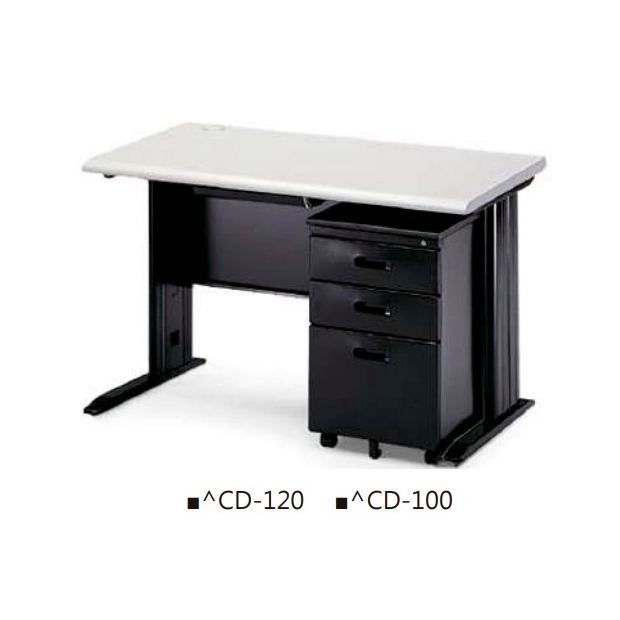 CD-180 CD辦公桌（桌面905色，本體黑色）3.jpg