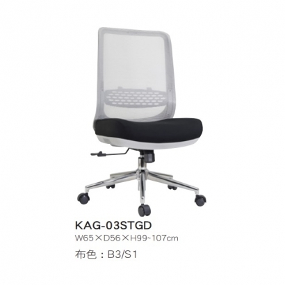 KAG-03STGD 灰框低背網椅無扶手.jpg