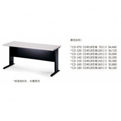 CD-180 CD辦公桌(桌面905色,本體黑色)2.jpg CD-180 CD辦公桌(桌面905色,本體黑色)2.jpg