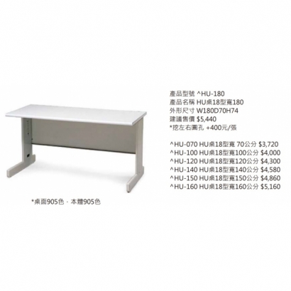 HU-180 HU辦公桌(桌面905色,本體905色)2.jpg HU-180 HU辦公桌(桌面905色,本體905色)2.jpg